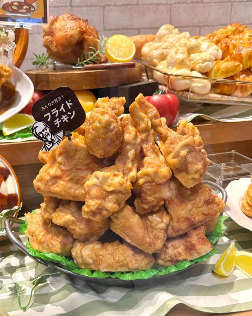ケンタッキー食べ放題のチキン