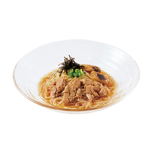 鶏と炙りねぎのさっぱり涼風麺の画像
