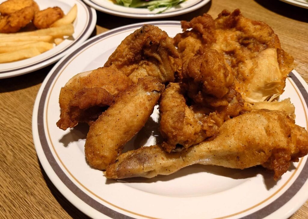 ケンタッキー食べ放題チキンの画像